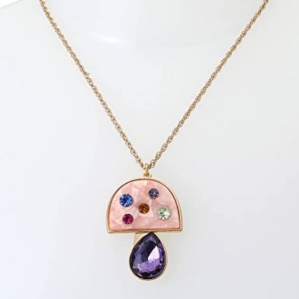 Betsey Johnson Mushroom Necklace